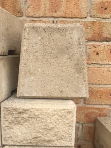 Garden stones edge and wall blocks