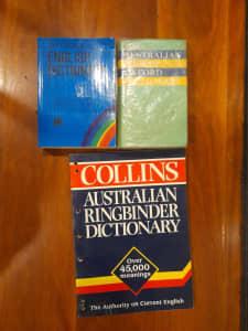 5 dictionaries for sale. some rare. see all pics