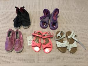 Girls Size 8 and 9 Shoe Bundle