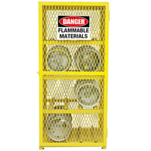 Gas Bottle Storage Cage 8 Forklift Cylinders EW-GBSC-8FC
