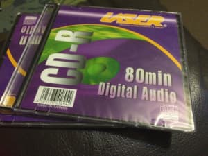 Digital audio CD blank new . No open