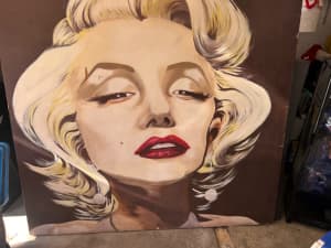 Marilyn monroe painting 1.8 m x1.8m
