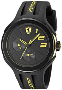 Ferrari Men's 830224 FXX Yellow-Accented Black Watch