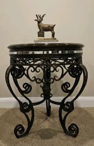 ⚜️ Wrought Iron Round Coffee Table 76cm x 81cm 