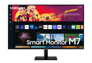 Samsung M7 UHD 32” Monitor with inbuilt TV tuner and USB-C