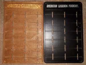 Belt Buckle Display Boards and clips