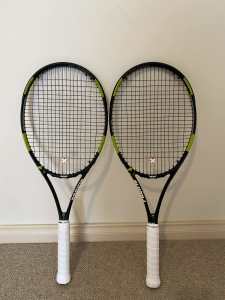 Pacific X Force Pro No.1 x 2 tennis racquets. Pro stock.