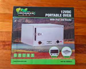 NEW PORTABLE CAMP OVEN 12V IRONMAN 4 x 4