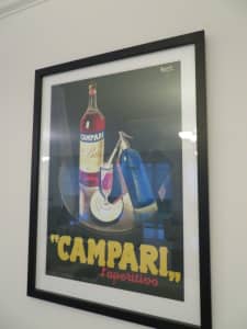 Campari Laperitivo Vintage Poster Retro Wall Art Print Painting
