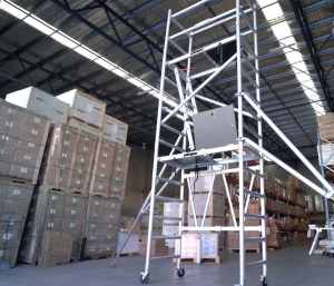 6m Reach new aluminium mobile scaffold tower Sunshine Coast
