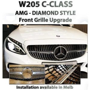 Mercedes Benz C-Class - Diamond Grille install service