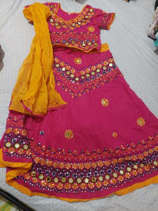 Indian clothes for 12-14 year old girl - Jaipuri Lehngha, Anarkali