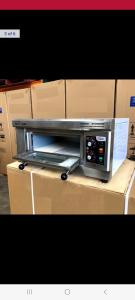 Electric commercial stainless steel pizza oven 