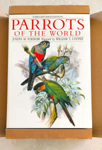 Parrots of the World, Rare Hardcover Book, As Brand New in Box.