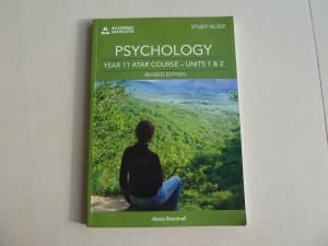 Psychology ATAR Study Guide (Brentnall). Yr11. Units 1&2. Excel con