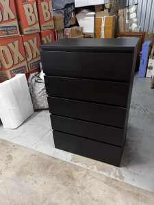As new IKEA Malm large 6 drawer chest $150 ONO
