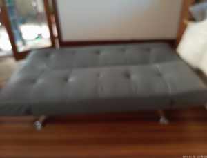 Near newThree seat Sofa bed Fold up arms, great for casual sleepovers,