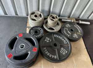 Olympic weight plates - $2.5 a kilo