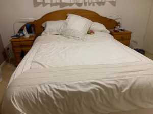 Queen bed frame and tall boy - MAKE AN OFFER