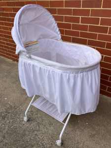 Bassinet with hood and wheeled frame FREE! Local pickup only, Perth WA