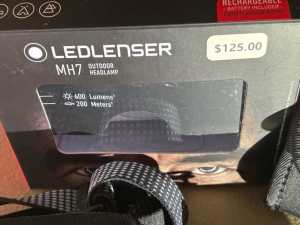 Ledlenser outdoor headlamp with Pouch (Brand New)