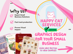 Graphic Services for small business (Menus, Website, Posters, etc)