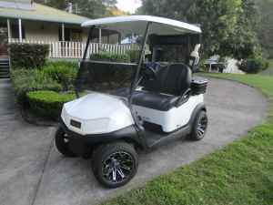 2021 Club Car Tempo Golf Cart - New 12 inch Mags New Plush Seats