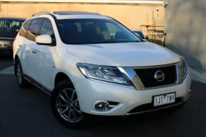 2016 Nissan Pathfinder R52 MY15 ST-L X-tronic 2WD White 1 Speed Constant Variable Wagon