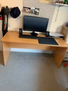 Desk as new condition 1500W x 650D x 720H