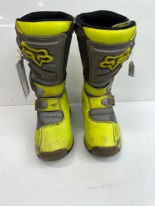 FOX COMP 5 YOUTH MOTORBIKE BOOTS SIZE Y1 - REF: 360237
