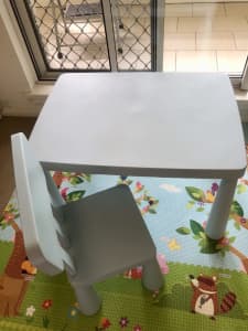 IKEA children’s table and chair