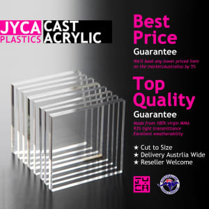 CLEAR Acylic Sheet Perspex Panel TOP Quality Bulk Stock BEST PRICE