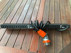 FOUR x 0RU PDU for server rack 16A 24 Outlet - pickup