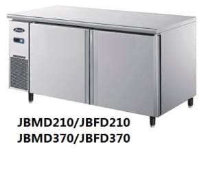 Commercial Two Door Under Counter Freezer 1500mm - JBFD370