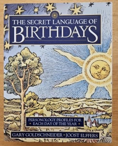 The Secret Language of Birthdays by Gary Goldschneider HARD COVER