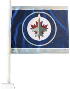 Winnipeg Jets NHL - Blue Car Flag