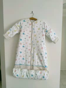 Extra thick and warm kids sleeping bag full cotton. Ages 2 