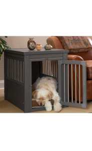 Ecoflex dog crate furniture end table