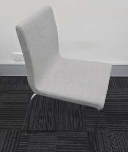 Dining chairs (Soft grey fabric)