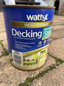Wattyl decking stain - 3/4 tin