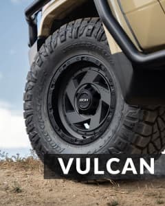 17 ROH Vulcan Suit 79 Series Landcruiser Track Correction Wheels 5/150