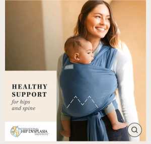 Moby Classic Wrap Baby Carrier - Blue
