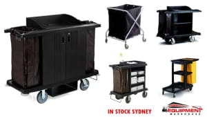 Housekeeping Cart - Cleaning Cart - Linen Trolleys - In Stock Sydney