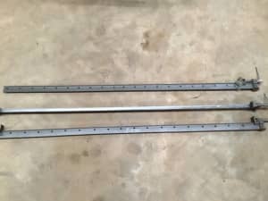Steel sash cramps x3 at 1.75m