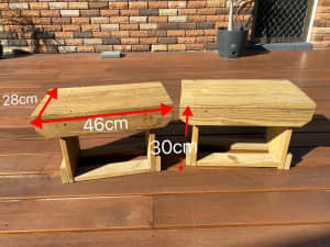 Pallet furniture - Rustic Bedside Tables/Stools/Stands ($80 each)