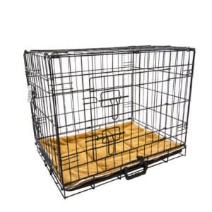 Paw Mate Wire Dog Cage Foldable Crate Kennel 42in with Tray Cushion