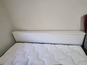 Ikea double bed with mattress