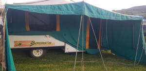 hard floor Cub Supermatic camper trailer