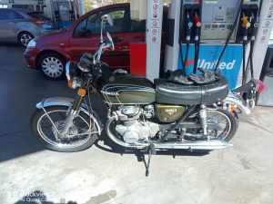 Vintage Honda motorcycle