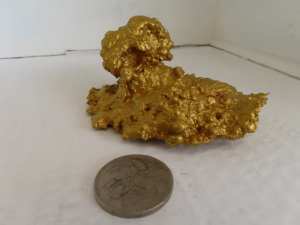 Gold Nugget Fools Gold - Novelty 5 - Welding Slag Painted to Look Li